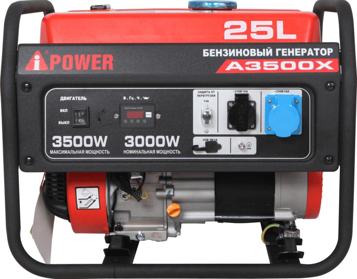 Портативный бензиновый генератор A-iPower A3500X