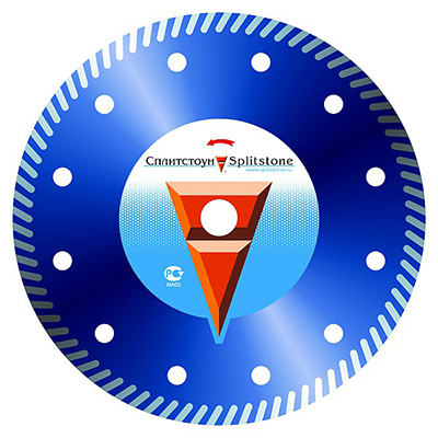 Алмазный диск Сплитстоун Premium Turbo 105x2,2x10x22,2, бетон 5 Алмазный диск Сплитстоун Premium Turbo 105x2,2x10x22,2, бетон 5
