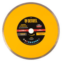 Диск алмазный Denzel супертонкий, 300х25,4 мм, горячее прессование, мокрое резание