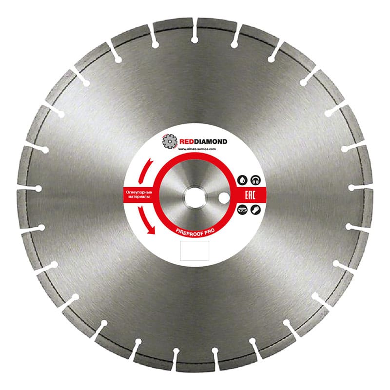 Диск по огнеупорам RedDiamond Fireproof Pro d0500/40x4,0x10/30 25,4 2114005