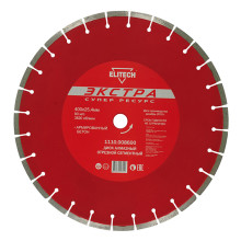 Алмазный диск сегментный Elitech Экстра d 400х25.4 мм, армированный бетон Алмазный диск сегментный Elitech Экстра d 400х25.4 мм, армированный бетон