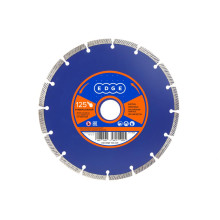 Диск алмазный сегментный Edge 125х22.23 мм / универсальный по бетону, камню, кирпичу Диск алмазный сегментный Edge 125х22.23 мм / универсальный по бетону, камню, кирпичу