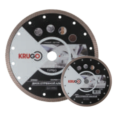 Диск алмазный турбо KRUGO 125x2.0x22.23x8/10мм