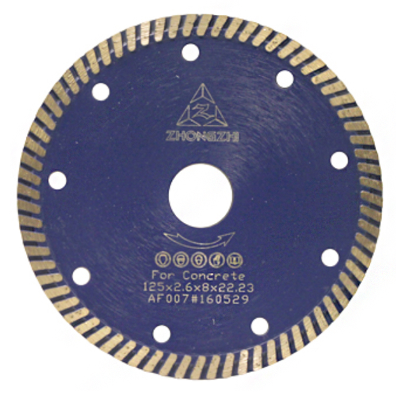 Диск алмазный турбо DIAMASTER d 125 мм (железобетон, сухой рез)