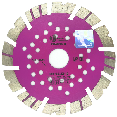 Диск алмазный Trio Diamond Tractor 125х12х22.23 мм Диск алмазный Trio Diamond Tractor 125х12х22.23 мм