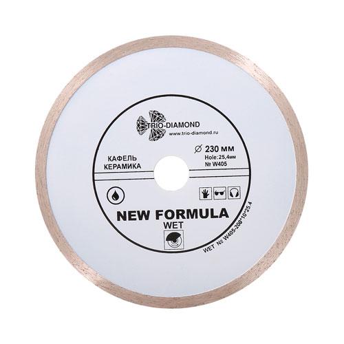 Диск алмазный Trio Diamond Сплошной WET New Formula 230 мм Диск алмазный Trio Diamond Сплошной WET New Formula 230 мм