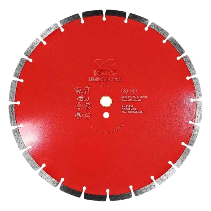 Диск алмазный по бетону KEOS ECO 400x25,4x20 мм