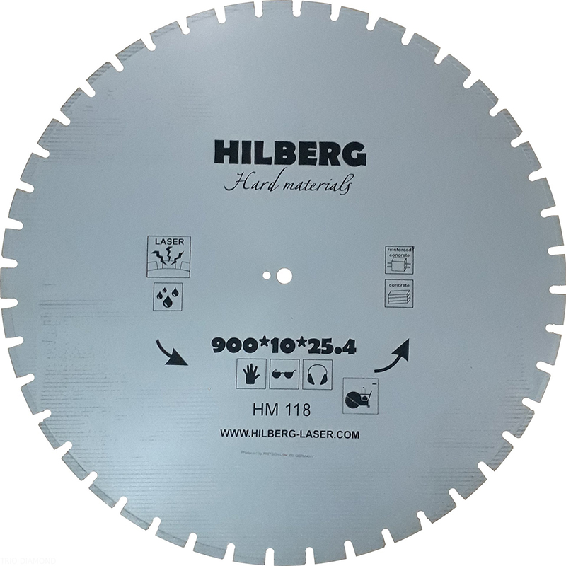 Диск алмазный Hilberg Hard Materials Лазер d 900 мм Диск алмазный Hilberg Hard Materials Лазер d 900 мм