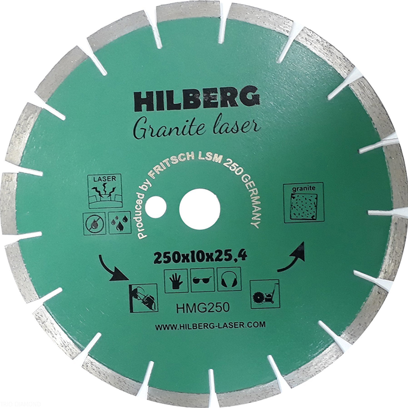 Диск алмазный Hilberg Granite Laser 250 мм Диск алмазный Hilberg Granite Laser 250 мм