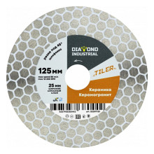 Алмазный диск Diamond industrial 125 мм TILER по керамограниту, мрамору и плитке Алмазный диск Diamond industrial 125 мм TILER по керамограниту, мрамору и плитке