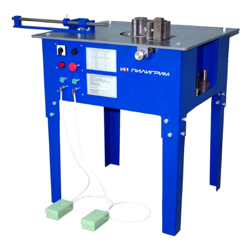 Гибочный станок ПИЛИГРИМ А16 для изготовления cкоб и хомутов из арматуры 4-16 мм 380В Гибочный станок ПИЛИГРИМ А16 для изготовления cкоб и хомутов из арматуры 4-16 мм 380В