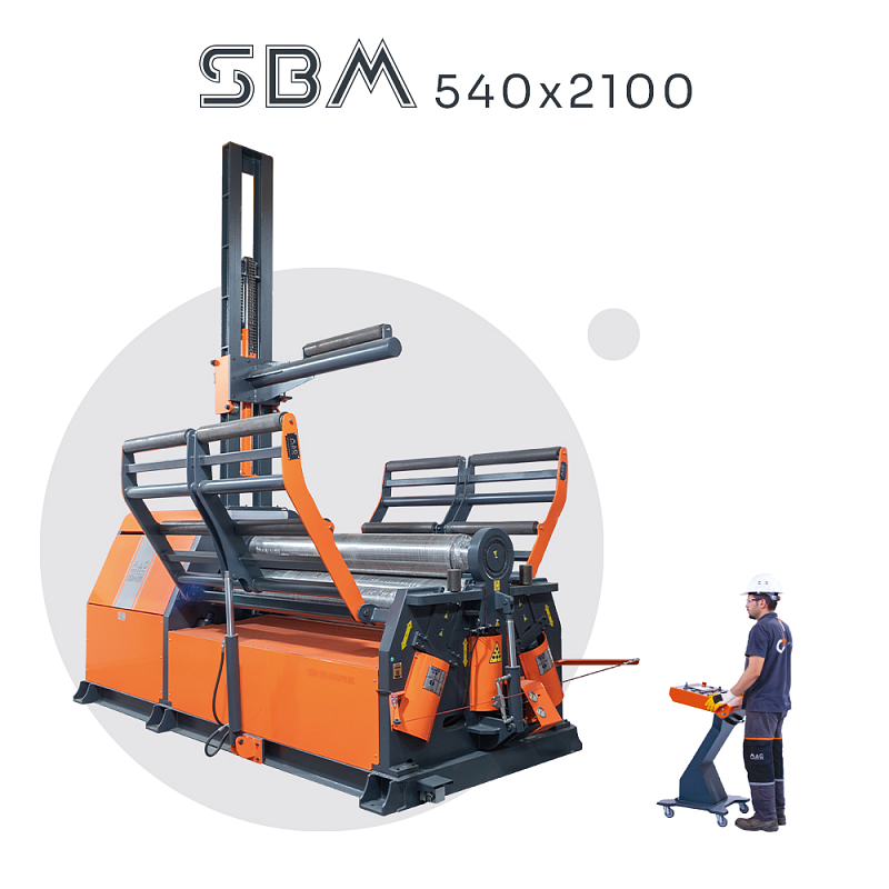 Гидравлический 4-х валковый станок MAC BENDING SBM 540х2100 Гидравлический 4-х валковый станок MAC BENDING SBM 540х2100