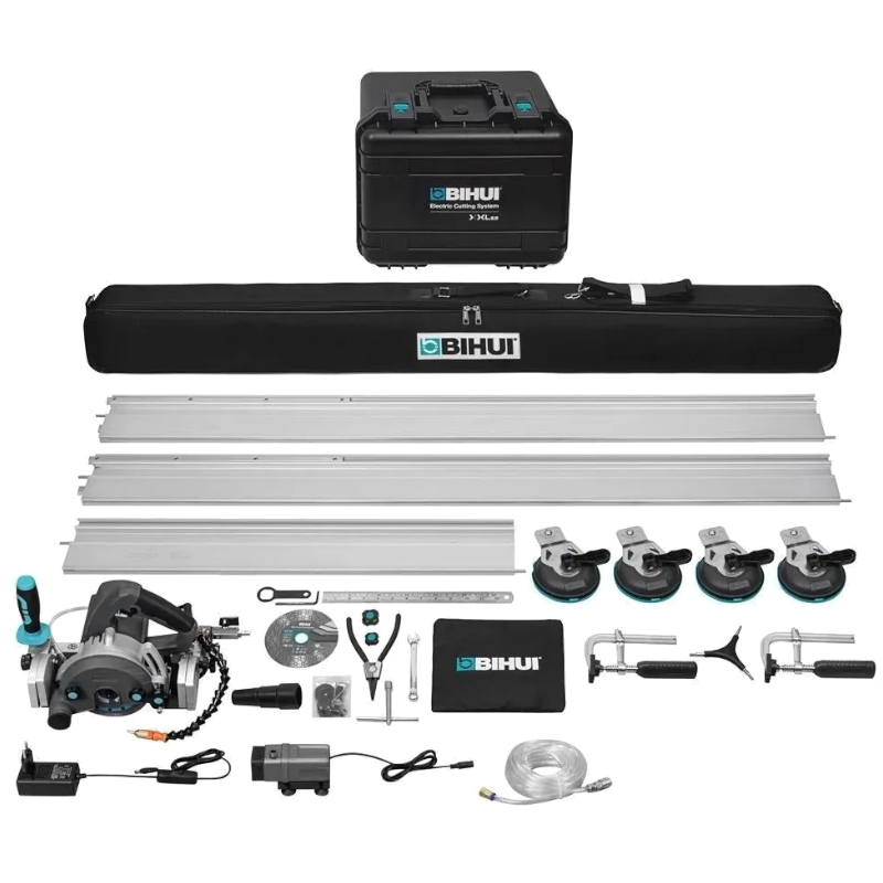 Плиткорез электрический для крупноформатной плитки BIHUI рез до 3,2 м, 5 поколение + водяное охлаждение Плиткорез электрический для крупноформатной плитки BIHUI рез до 3,2 м, 5 поколение + водяное охлаждение