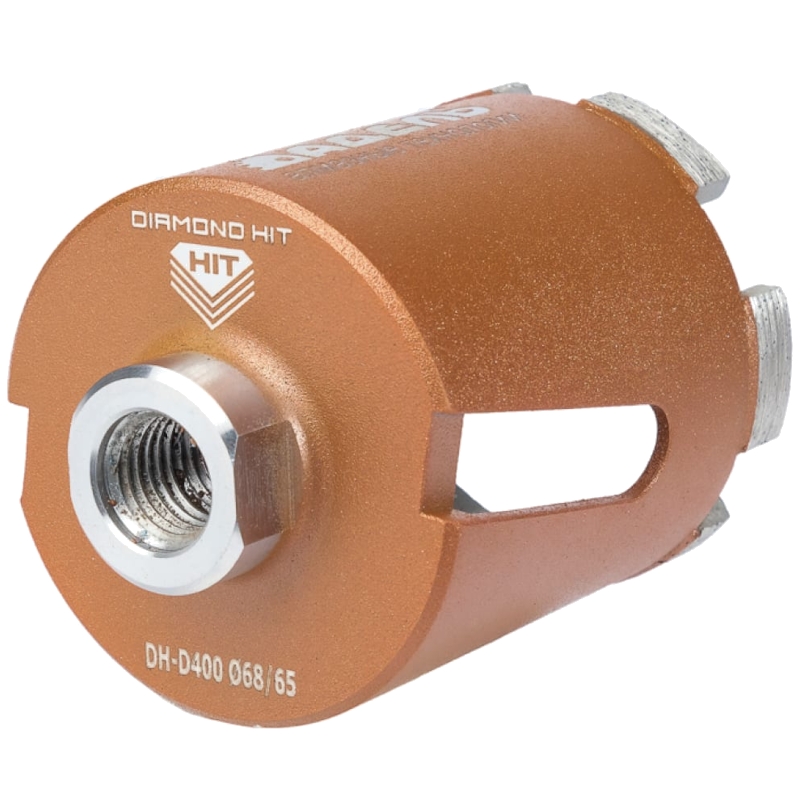 Сверло алмазное для подрозетников Адель DH-D400 (68/65 мм; M16; 6 сегментов) ДУУ00005759 Сверло алмазное для подрозетников Адель DH-D400 (68/65 мм; M16; 6 сегментов) ДУУ00005759