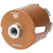 Сверло алмазное для подрозетников Адель DH-D400 (82/65 мм; M16; 7 сегментов) ДУУ00005763 Сверло алмазное для подрозетников Адель DH-D400 (82/65 мм; M16; 7 сегментов) ДУУ00005763