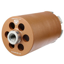 Сверло алмазное для подрозетников Адель DH-DE400 (82/120 мм; M16; 7 сегментов) 00-00001546 Сверло алмазное для подрозетников Адель DH-DE400 (82/120 мм; M16; 7 сегментов) 00-00001546