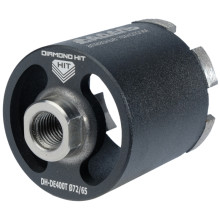 Сверло алмазное для подрозетников Адель DH-DЕ400T (72/65 мм; M16; 6 сегментов) ДУУ00008279 Сверло алмазное для подрозетников Адель DH-DЕ400T (72/65 мм; M16; 6 сегментов) ДУУ00008279