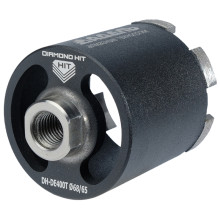 Сверло алмазное для подрозетников Адель DH-DE400T (68/65 мм; M16; 6 сегментов) ДУУ00008343 Сверло алмазное для подрозетников Адель DH-DE400T (68/65 мм; M16; 6 сегментов) ДУУ00008343