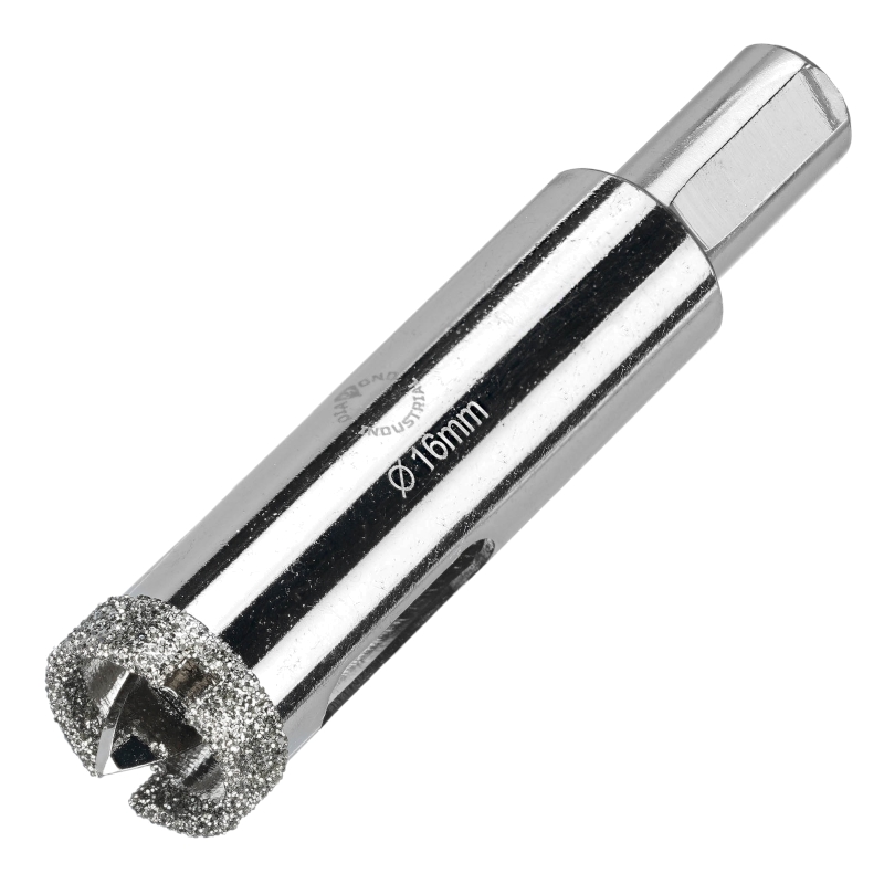 Алмазная коронка Diamond Industrial 16 мм (Керамогранит, плитка, кафель) Алмазная коронка Diamond Industrial 16 мм (Керамогранит, плитка, кафель)