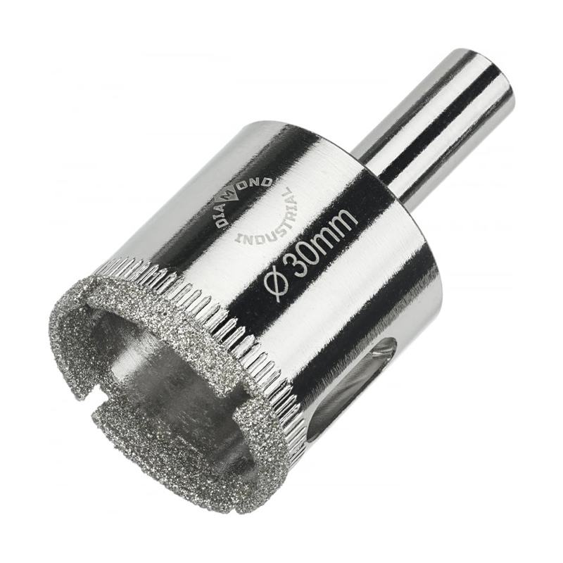 Алмазная коронка Diamond Industrial 30 мм по керамике, плитке и стеклу Алмазная коронка Diamond Industrial 30 мм по керамике, плитке и стеклу