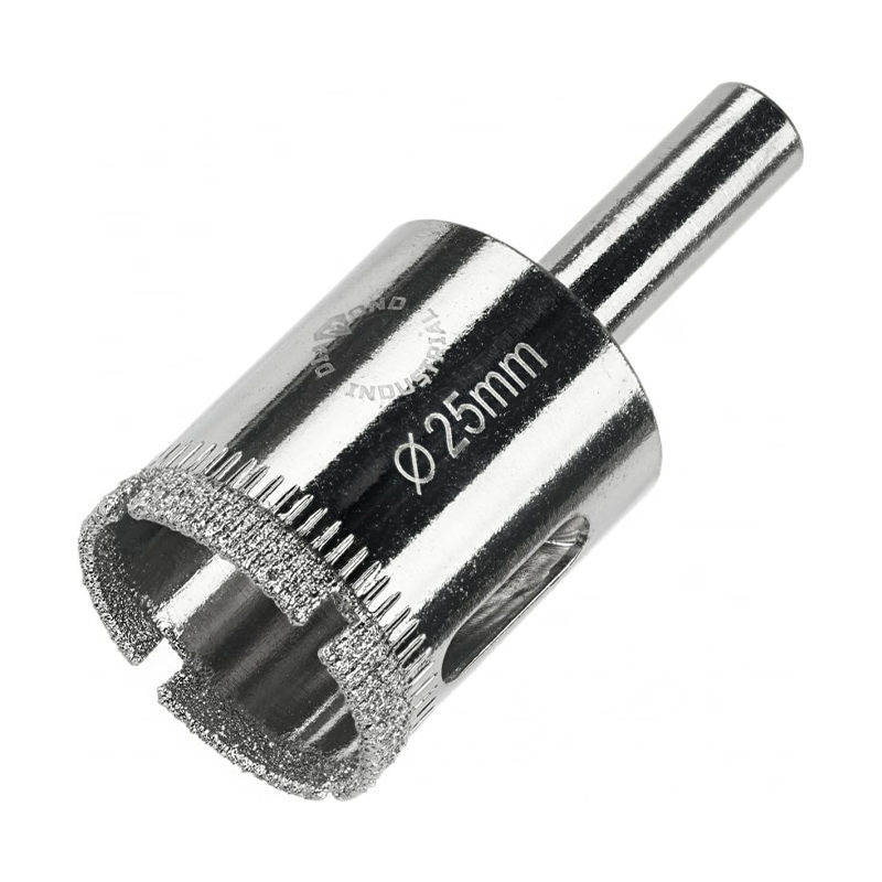 Алмазная коронка Diamond Industrial 25 мм по керамике, плитке и стеклу Алмазная коронка Diamond Industrial 25 мм по керамике, плитке и стеклу