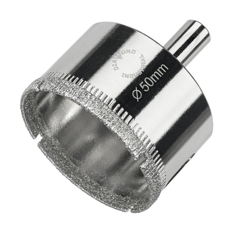 Алмазная коронка Diamond Industrial 50 мм по керамике, плитке и стеклу Алмазная коронка Diamond Industrial 50 мм по керамике, плитке и стеклу