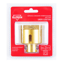 Коронка алмазная универсальная Elitech 60 мм х М14