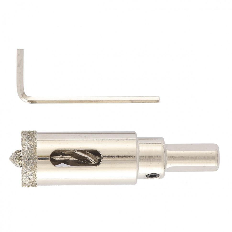 Сверло алмазное по керамограниту, 16х67 мм, трехгранный хвостовик Matrix Сверло алмазное по керамограниту, 16х67 мм, трехгранный хвостовик Matrix