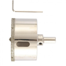 Сверло алмазное по керамограниту, 68х67 мм, трехгранный хвостовик Matrix