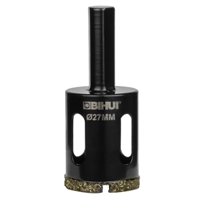 Коронка алмазная по стеклу и керамике BIHUI гальваническая 27 мм DBW27 Коронка алмазная по стеклу и керамике BIHUI гальваническая 27 мм DBW27