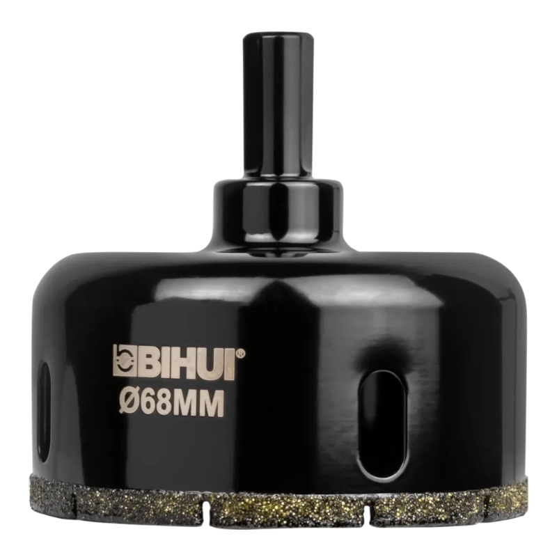 Коронка алмазная по стеклу и керамике BIHUI гальваническая 68 мм DBW68 Коронка алмазная по стеклу и керамике BIHUI гальваническая 68 мм DBW68