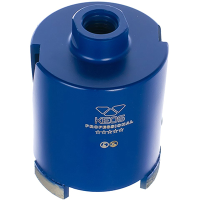 Алмазная коронка по бетону для подрозетников KEOS 82 мм М16 (DC82.70) Алмазная коронка по бетону для подрозетников KEOS 82 мм М16 (DC82.70)