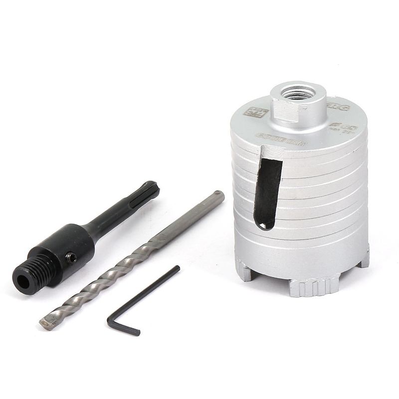 Алмазная коронка для подрозетников Hilberg Laser 80 мм Алмазная коронка для подрозетников Hilberg Laser 80 мм