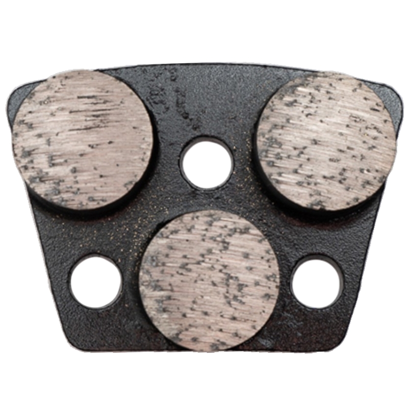 Трехточечный шлифовальный сегмент RODIAMA d 25х10 мм, для среднего бетона, 80# Трехточечный шлифовальный сегмент RODIAMA d 25х10 мм, для среднего бетона, 80#