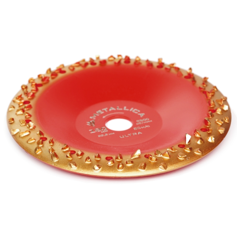 Чашка твердосплавная шлифовальная METALLICA Ultra 180х22,2 мм, #24, закругленная, по дереву