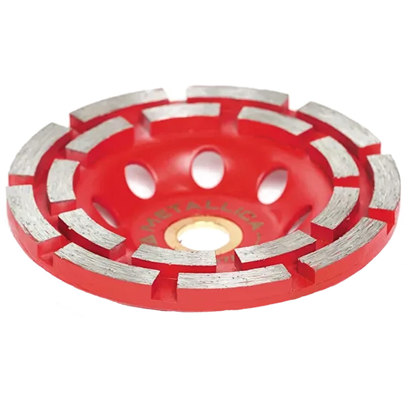 Чашка алмазная шлифовальная двухрядная METALLICA Ultra 110x22,2/15 мм, по бетону