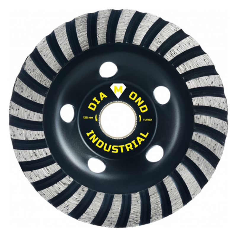Алмазная турбированная чашка Kronger 125x6x22,23 Diamond Industrial