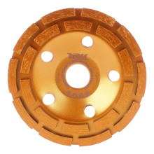 Чашка алмазная шлифовальная двурядная Messer VZ по бетону и граниту 125D-3.0-5.5-7.2-22.2 Чашка алмазная шлифовальная двурядная Messer VZ по бетону и граниту 125D-3.0-5.5-7.2-22.2