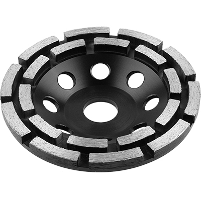 Алмазная чашка двухрядная ЗУБР 125х22,2 мм Алмазная чашка двухрядная ЗУБР 125х22,2 мм