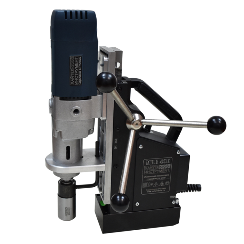 Магнитный сверлильно-резьбонарезной станок на магнитном основании МВR40Е