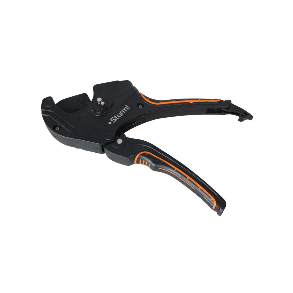 Ножницы для резки труб ПВХ 50мм, лезвие SK5 с тефлоновым покрытием Sturm! Ножницы для резки труб ПВХ 50мм, лезвие SK5 с тефлоновым покрытием Sturm!