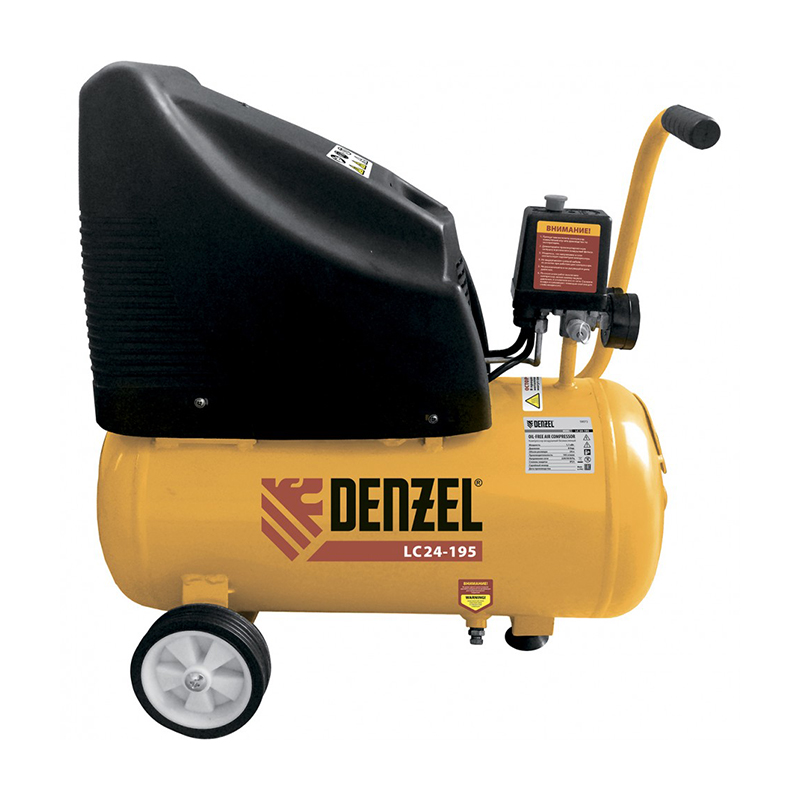 Компрессор воздушный безмасляный Denzel LC 24-195