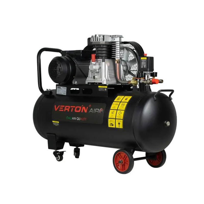 Компрессор Verton Air AC-100/510R (230/50 В/Гц,масл.рем.510л/м,100л,12б,2,5кВт,2800об/мин,италь.тип, Компрессор Verton Air AC-100/510R (230/50 В/Гц,масл.рем.510л/м,100л,12б,2,5кВт,2800об/мин,италь.тип,