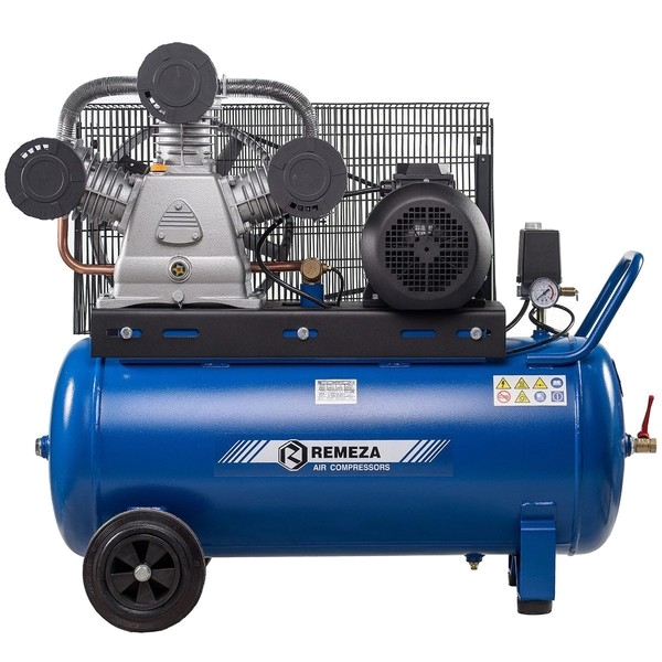 Компрессор поршневой ременной Remeza СБ 4/С-100 LB 75 Компрессор поршневой ременной Remeza СБ 4/С-100 LB 75