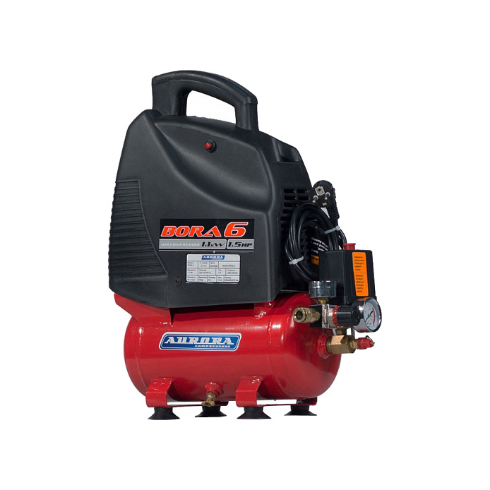 Компрессор Aurora BORA 6 (6 л, безмасляный)