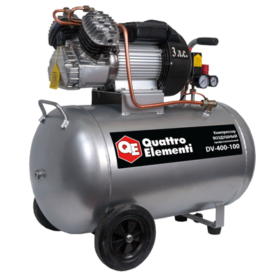 Компрессор поршневой масляный Quattro Elementi DV-400-100