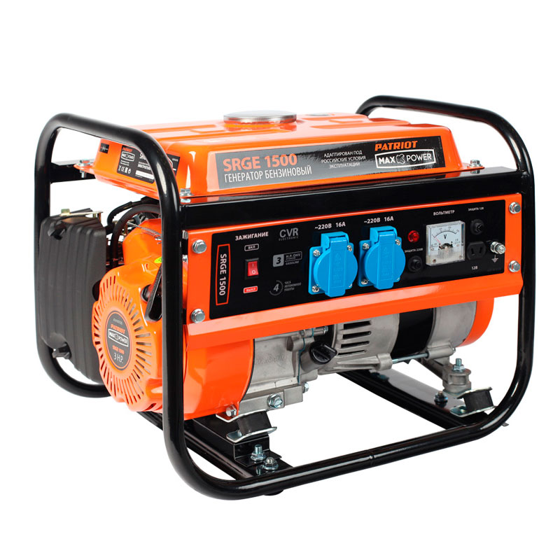 Генератор бензиновый PATRIOT Max Power SRGE 1500 Генератор бензиновый PATRIOT Max Power SRGE 1500
