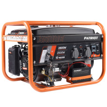 Генератор бензиновый PATRIOT GRS 3500 E, 2800Вт, 7лс, объем 15л Генератор бензиновый PATRIOT GRS 3500 E, 2800Вт, 7лс, объем 15л