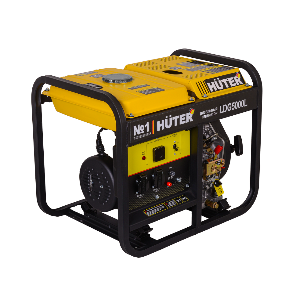 Электрогенератор дизельный Huter LDG 5000L