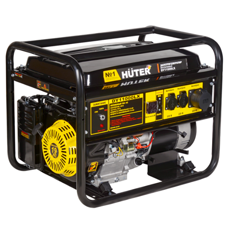 Генератор Huter DY11000LX-электростартер Генератор Huter DY11000LX-электростартер